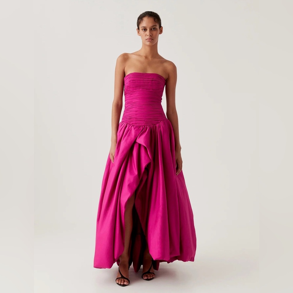 AJE Violette Bubble Hem Dress